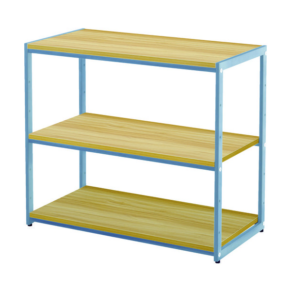 トラスコ中山 TRUSCO モニター台 804X400X700H 木天板+灰脚 TV8040NA-W 1台 123-1267（直送品）