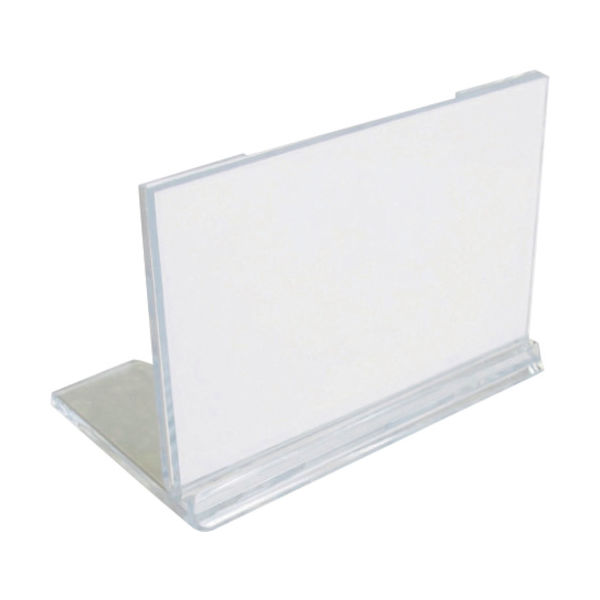 ミツヤ U型カード立中 透明 M17191 UC-2-T 1個 115-6783（直送品）