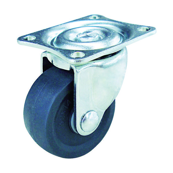 トラスコ中山 TRUSCO キャスター TYGシリーズ 自在 エラストマー車 38mm TYGE-38 1個 114-9271（直送品）
