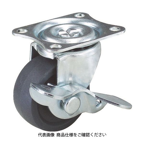 トラスコ中山 TRUSCO キャスター TYGシリーズ 自在SP付 エラストマー車 65mm TYGEB-65 1個 114-9277（直送品）