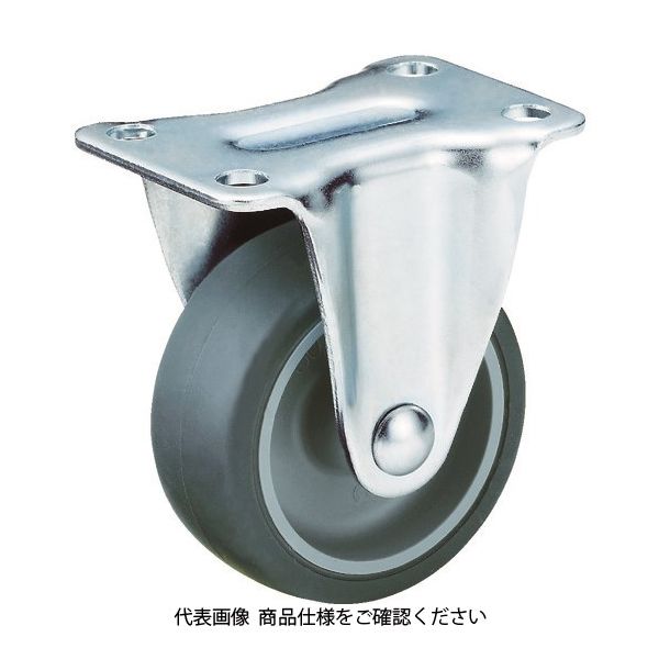 トラスコ中山 TRUSCO キャスター TYGシリーズ 固定 エラストマー車 50mm TYGEK-50 1個 114-9282（直送品）