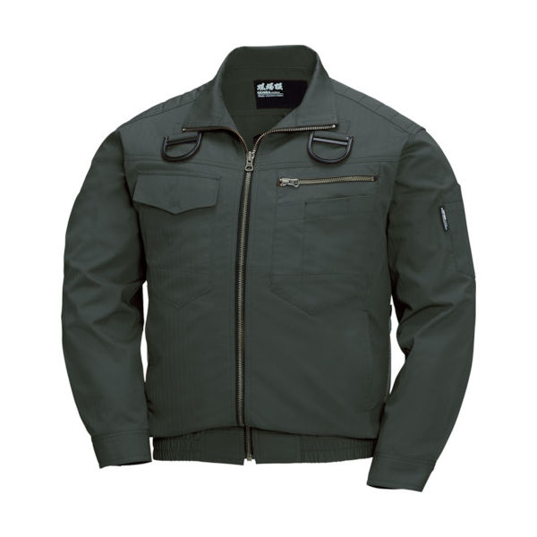 ジーベック 綿薄手現場服ヘリンボンフルハーネス仕様空調服XE98102ー62ー4L XE98102-62-4L 1着 115-9007（直送品）