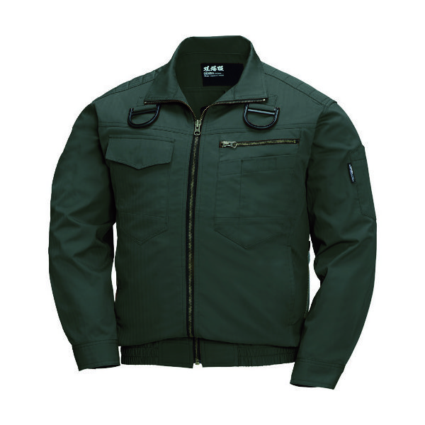 ジーベック 綿薄手現場服ヘリンボンフルハーネス仕様空調服XE98102ー62ーS XE98102-62-S 1着 115-9013（直送品）