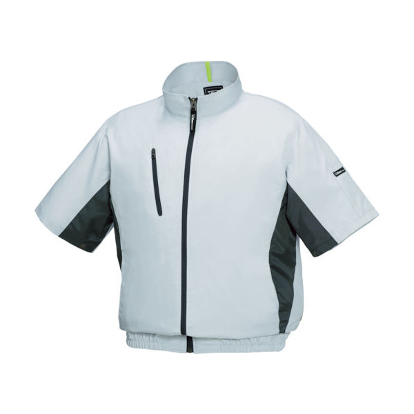 XEBEC 【売切廃番】 ポリエステル製スポーツ半袖空調服XE98004ー22ーSS シルバーグレー XE98004-22-SS 1着（直送品）