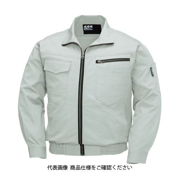 ジーベック 綿薄手現場服ヘリンボン空調服XE98002ー39ーL XE98002-39-L 1着 115-8982（直送品）