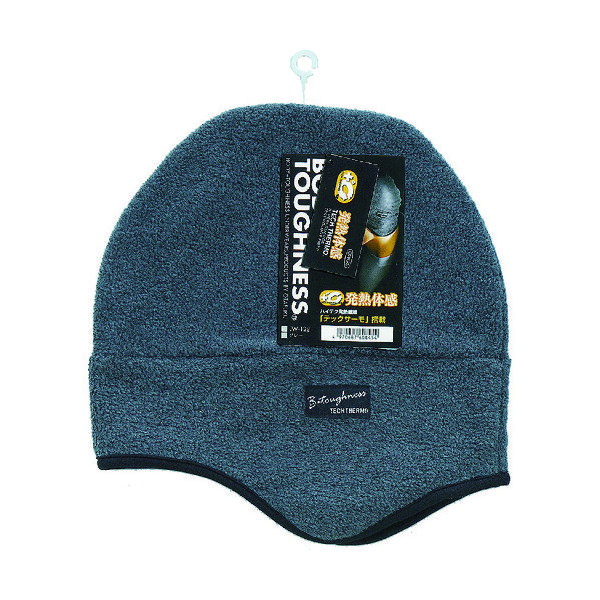 おたふく手袋 おたふく BTサーモ耳付フリースワッチ グレー JW-128-GR 1個(1枚) 444-8073（直送品）