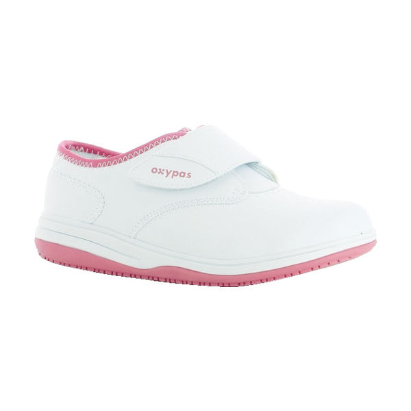 セーフティジョガー 【売切廃番】 OXYPAS EMILYベルクロシューズ ライトピンク 24.0CM EMILY.FUX.240 1足（直送品）