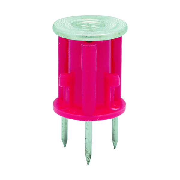 三門 バリアス 4分 赤 250個入 V-4045-R 1箱(250個) 116-3869（直送品）