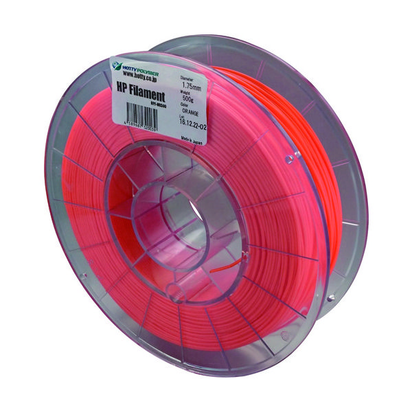 ホッティーポリマー ホッティポリマー HPフィラメント《スーパーフレキシブルタイプ》オレンジ OR-500 1個 116-6295（直送品）