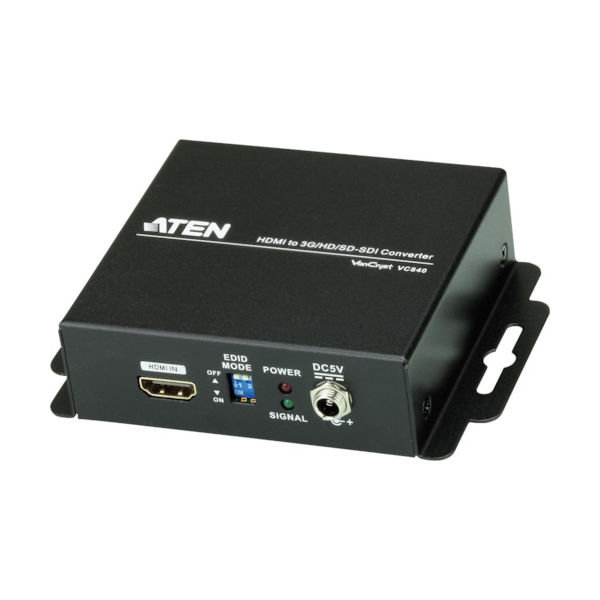 ATEN（エーテン） ATEN ビデオ変換器 HDMI to 3G/HD/SD-SDIタイプ VC840 1台 115-3006（直送品）