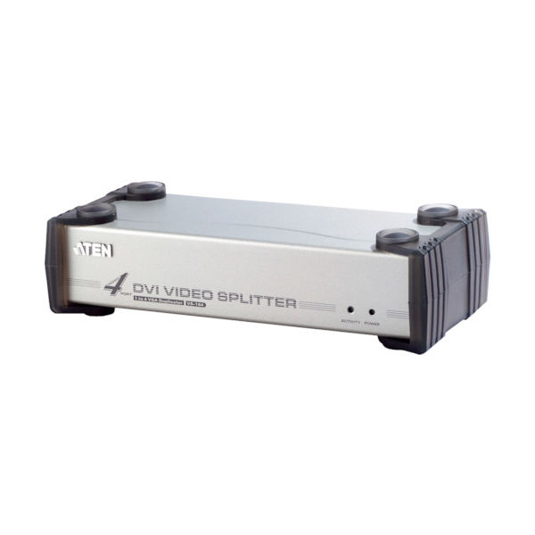 ATEN ビデオ分配器 DVI /1入力 / 4出力 オーディオ シングルリンク対応 VS164 1台 115-2288（直送品）