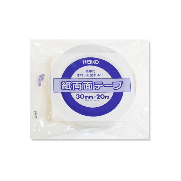 シモジマ 紙両面テープ 30×20 002068510 1セット（16巻）（直送品）
