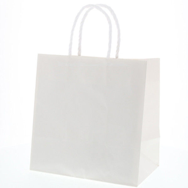 シモジマ スムースバッグ 26-16 白無地 003155596 1セット（25枚入×8）（直送品）