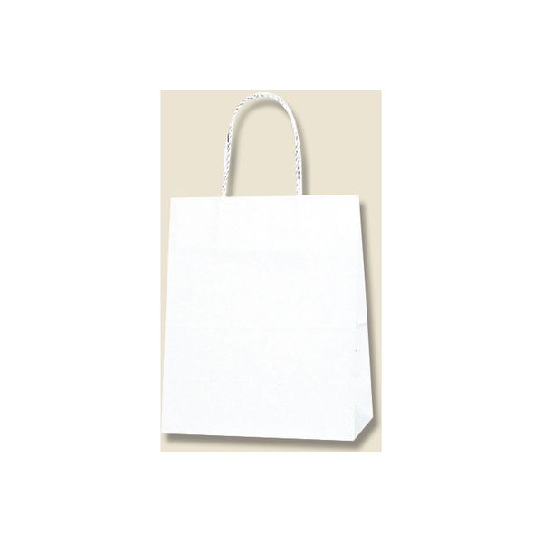 【ケース販売】HEIKO 紙袋 スムースバッグ 22-12 白無地 003156190 1ケース(25枚入×12袋 合計300枚)（直送品）