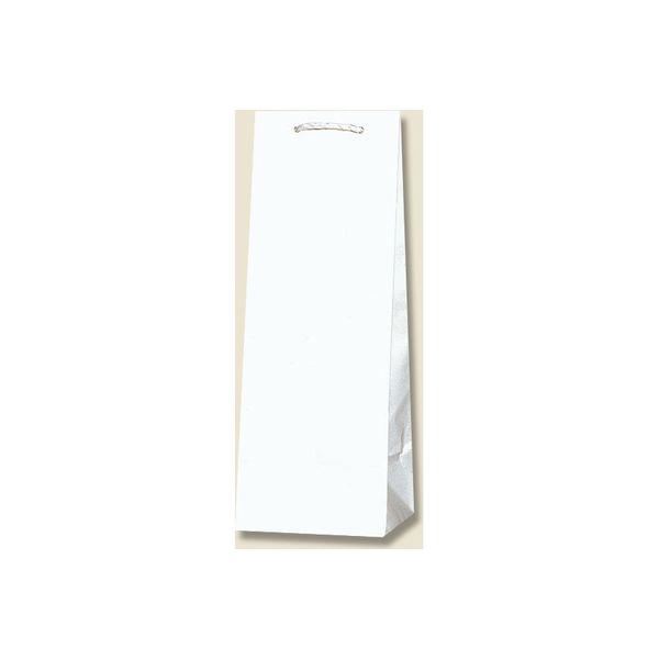 【ケース販売】HEIKO 紙袋 T型チャームバッグ B-2 白無地 003191000 1ケース(25枚入×8袋 合計200枚)（直送品）