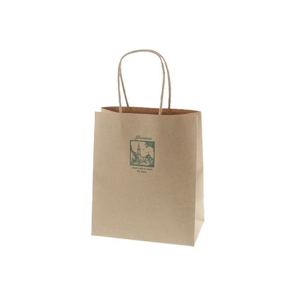 【ケース販売】HEIKO 紙袋 25チャームバッグ 21-12 アフタヌーン 003266744 1ケース(50枚入×6袋)（直送品）