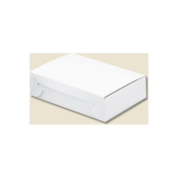 【ケース販売】HEIKO 箱 白地カートン 6 ケーキ6個用 004246806 1ケース(10枚入×40袋 合計400枚)（直送品）