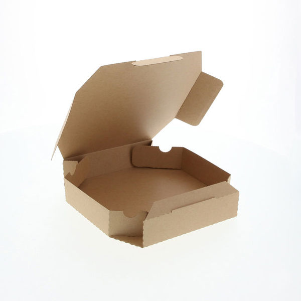 【ケース販売】HEIKO 食品箱 ネオクラフト ピザボックス S 004248003 1ケース(10枚入×10袋 合計100枚)（直送品）