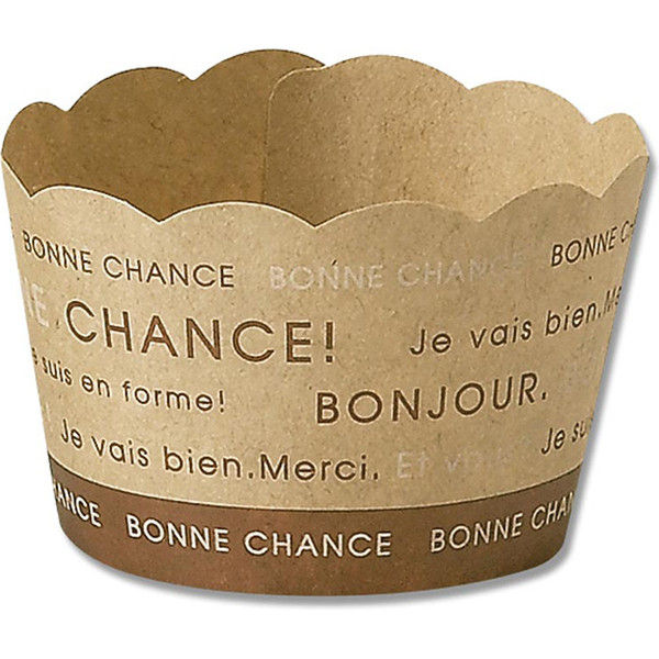 天満紙器 M527 ミニカップ ナチュール 004469005 1セット(100枚入×30袋 合計3000枚)（直送品）