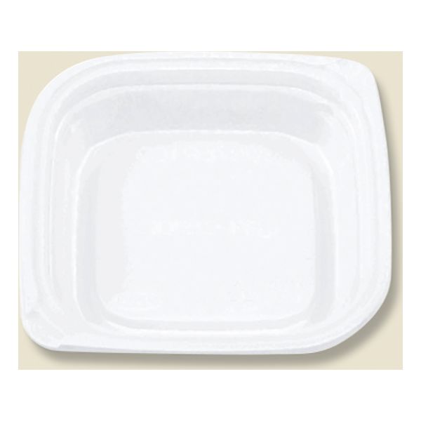 【ケース販売】エフピコチューパ 惣菜容器 グルメLP100 白 本体 004470076 1セット(100枚入×16袋)（直送品）