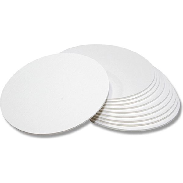 シモジマ 紙製コースター白90丸 DCP2.0 004520124 1セット(100枚×20袋 合計2000枚)