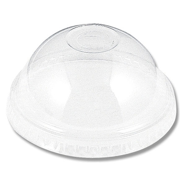 HEIKO プラスチックカップ ドーム型蓋 口径95mm用 C穴付き 004530942 1ケース(100個入×10袋)（直送品）
