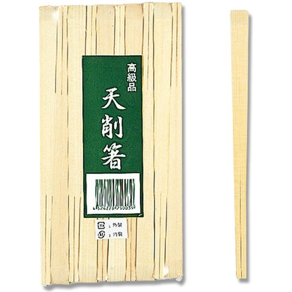 東亜箸販売 エゾ天削箸 21cm 裸 004636450 1セット(100膳入×50束)（直送品）