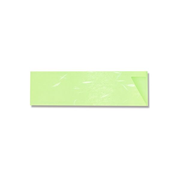 長井紙業 箸袋 カラー雲流 グリーン 004660185 1セット(500枚入×20袋 合計1000枚)（直送品）