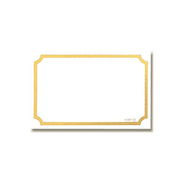 シモジマ 金箔カード S H347-03 007234703 1セット（10束）（直送品）