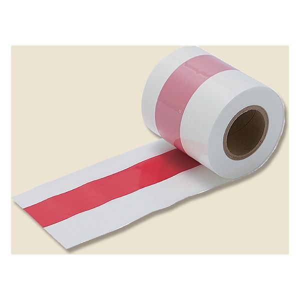 シモジマ シモジマ 紅白ポリテープ 80 007275510 1セット（5巻）（直送品）