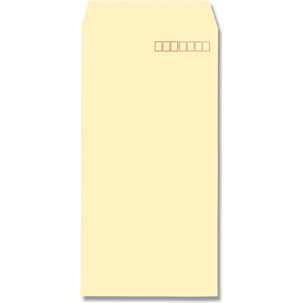 シモジマ カラー封筒 長3 パステルクリーム 007528014 1セット(1袋(100枚)×10)