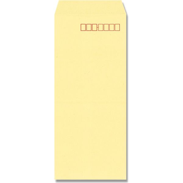 【ケース販売】HEIKO カラー封筒 長4 クリーム 007529009  1ケース(100枚入×10袋 合計1000枚)（直送品）