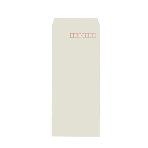 シモジマ カラー封筒 長4 パステルグレー 007529011 1セット（100枚入×10）（直送品）