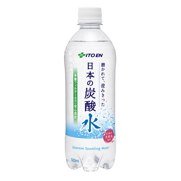 伊藤園　磨かれて、澄みきった炭酸水 500ml　1セット（48本）