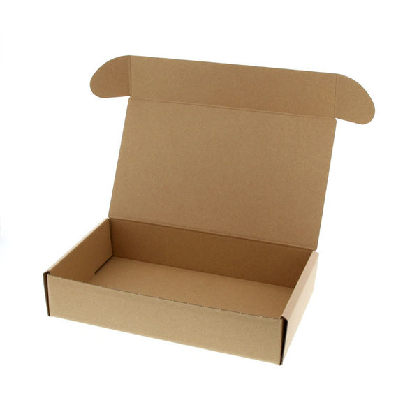【ケース販売】シモジマ HEIKO 箱 ナチュラルBOX Z-14 006201410  1ケース(10枚入×5袋 合計50枚)（直送品）