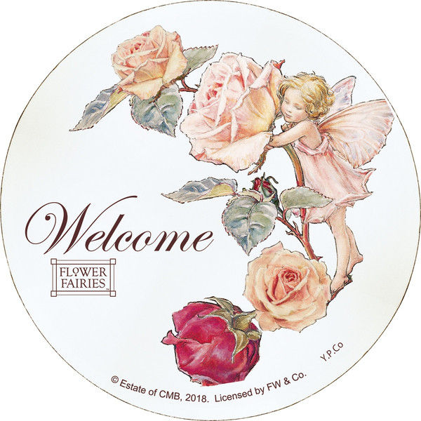 ユーパワー フラワーフェアリーズ 木製ウェルカムボード「薔薇の