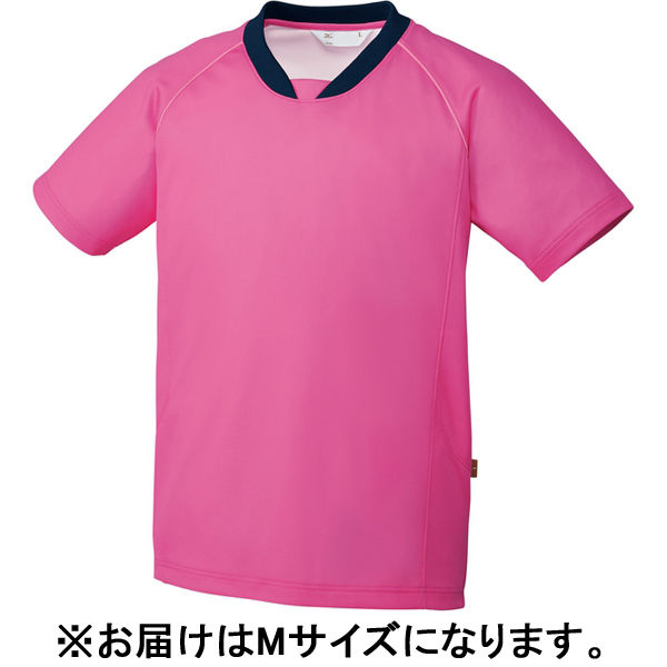 チトセ 入浴介助用シャツ 兼用 ピンク M MZ-0200（取寄品）