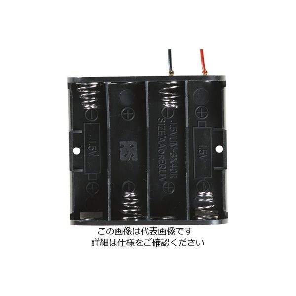 タカチ電機工業 SN型電池ホルダー SN3-4-P 1袋(50個) 62-8341-77（直送品）
