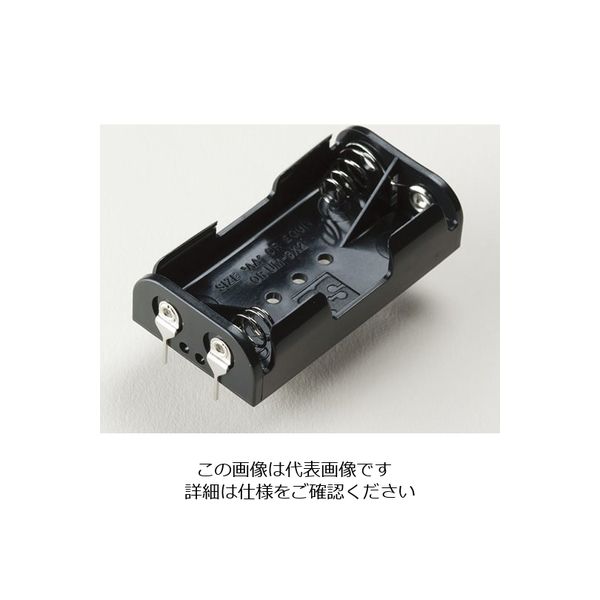 タカチ電機工業 SNーPC型ピン付電池ホルダー SN3-2PC-P 1袋(50個) 62-8341-89（直送品）