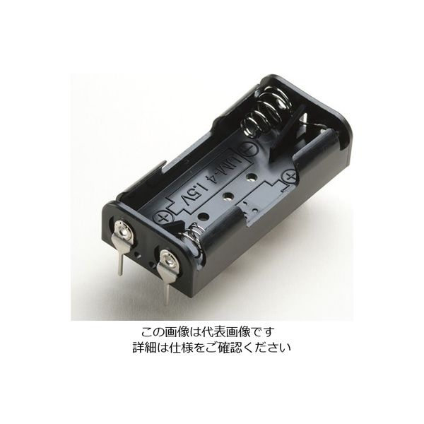 タカチ電機工業 SNーPC型ピン付電池ホルダー SN4-2PC-P 1袋(50個) 62-8341-92（直送品）