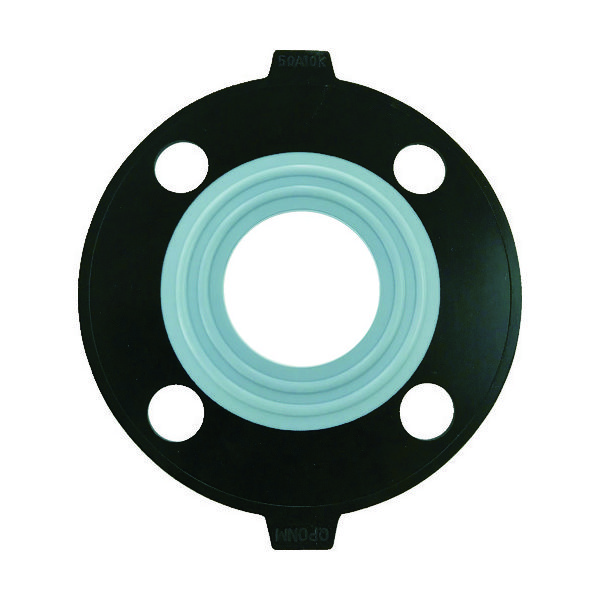 積水化学工業 エスロン PTFE(テフロン)パッキン 50A JIS10K PP50 1枚 850-5711（直送品）