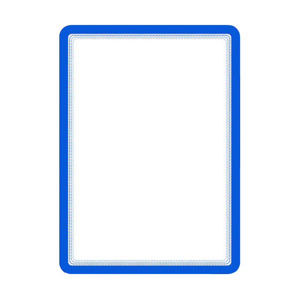 TARIFOLD ディスプレイポケット 粘着タイプ A4サイズ 2枚入り 青 194951 1セット(2枚) 115-8372（直送品）