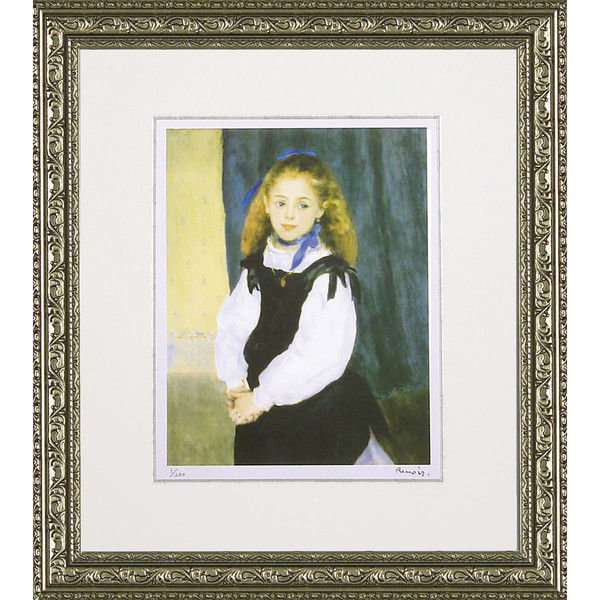 ユーパワー ミュージアム シリーズ（シグレー版画）ルノワール「ルグラン嬢の肖像」 MW-18038（直送品） - アスクル