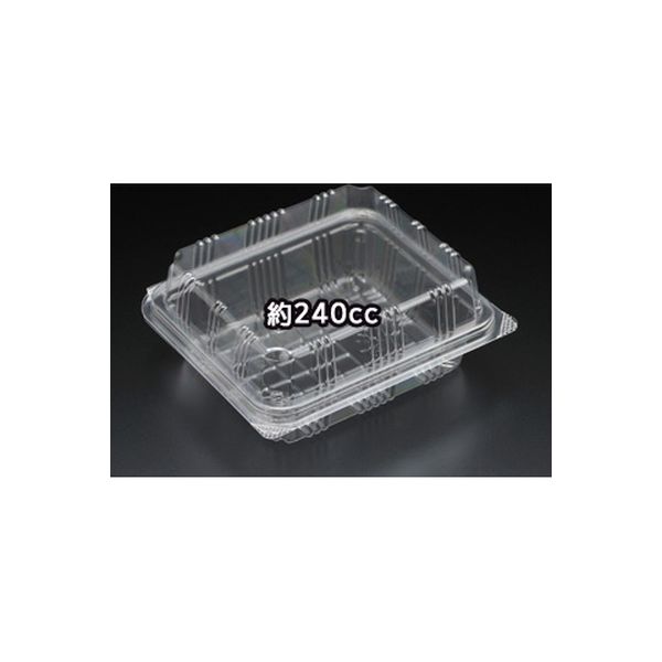 スミ フードパック ユニコン LS-角25（盛） 透明 5LK2160 1包：1000枚（100×10）（直送品）