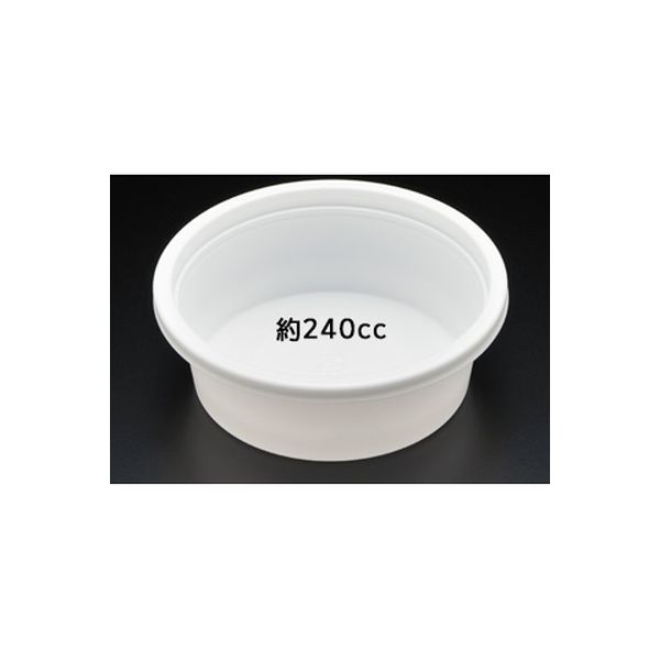 スミ 惣菜容器 スーパーレンジ K240-120 白 本体 8M24101 1包：800枚（50×16）（直送品）