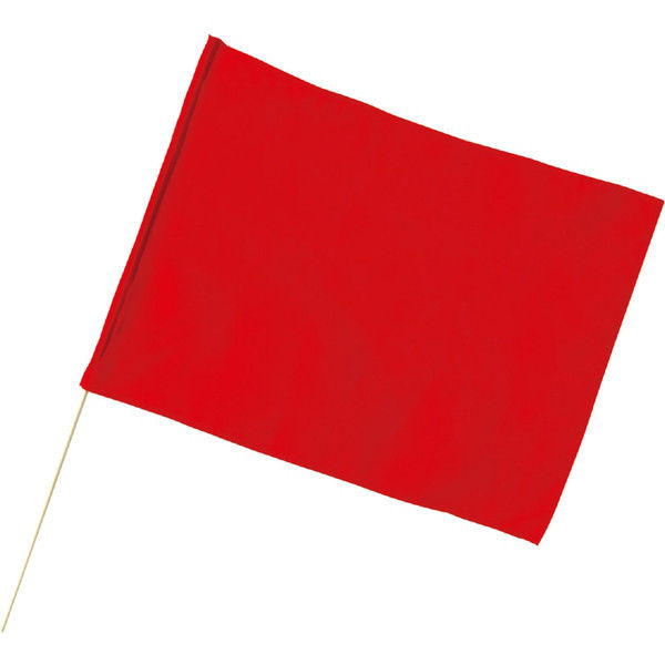 アーテック 大旗（丸棒12mm）赤 1817 2本（直送品）