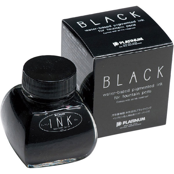 プラチナ万年筆 ビンインク INK-1200 1 ブラック 0004287001 10個（直送品）