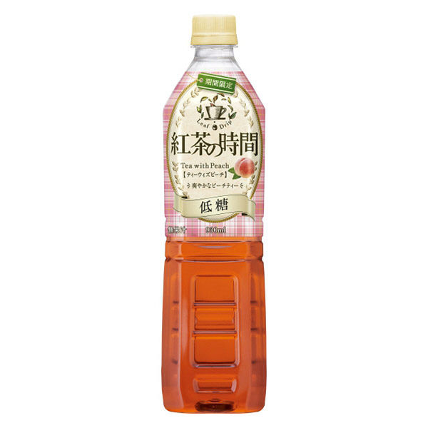 UCC上島珈琲 紅茶の時間 ティーウィズピーチ 低糖 930ml 1箱（12本入）