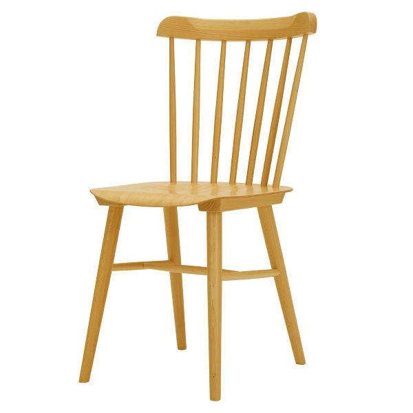 【軒先渡し】オリバー PLACE2.5 木製椅子 ウィンザーチェア イエロー S・CW-B421・YE 1脚（直送品）