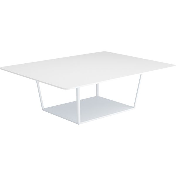 【組立設置込】コクヨ リージョン ミドルテーブル T字脚 角形 白脚 メラミン天板 幅2400×奥行1800×高さ720mm グレインドホワイト 1台（直送品）